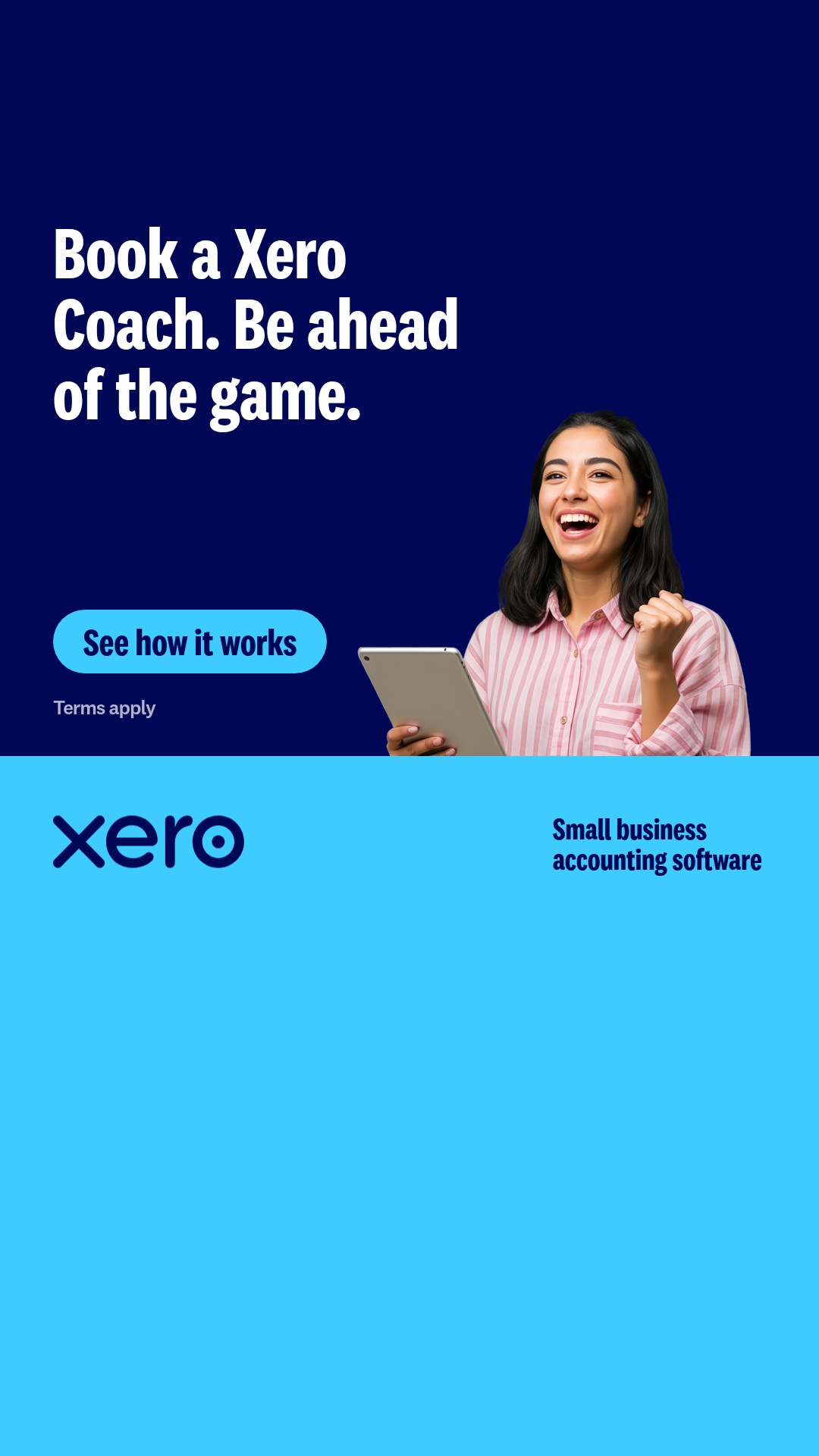 Xero — split panel
