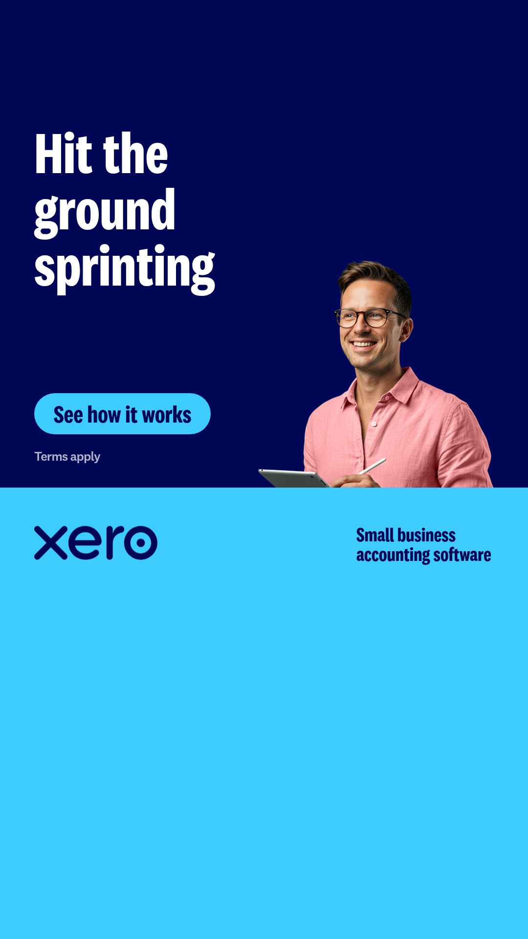 Xero — split panel