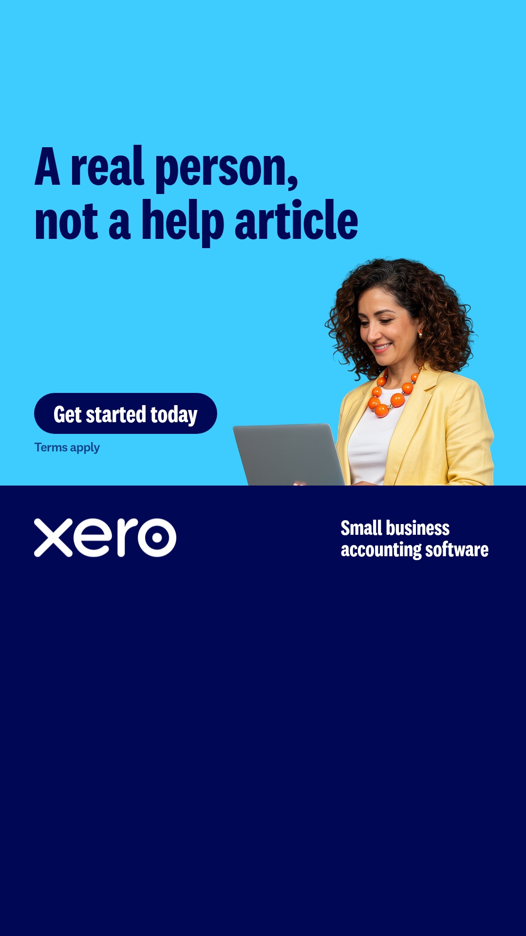 Xero — split panel