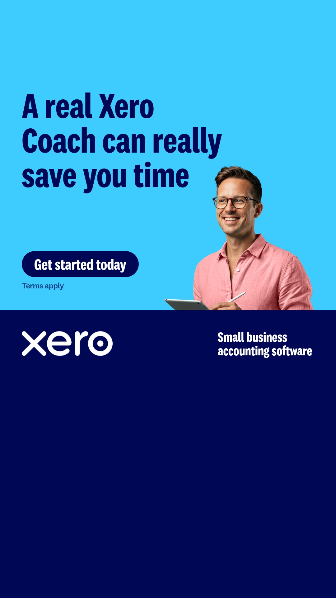 Xero — split panel