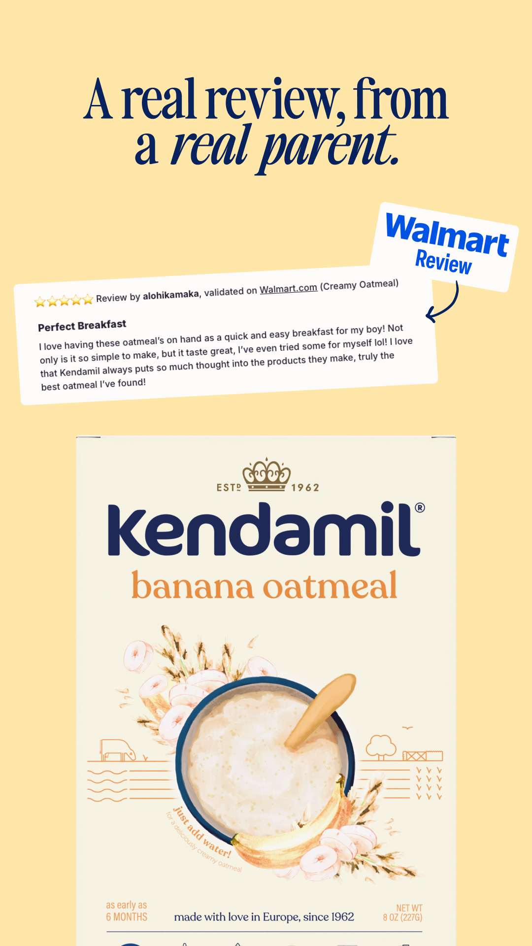Kendamil USA — headline plus visual