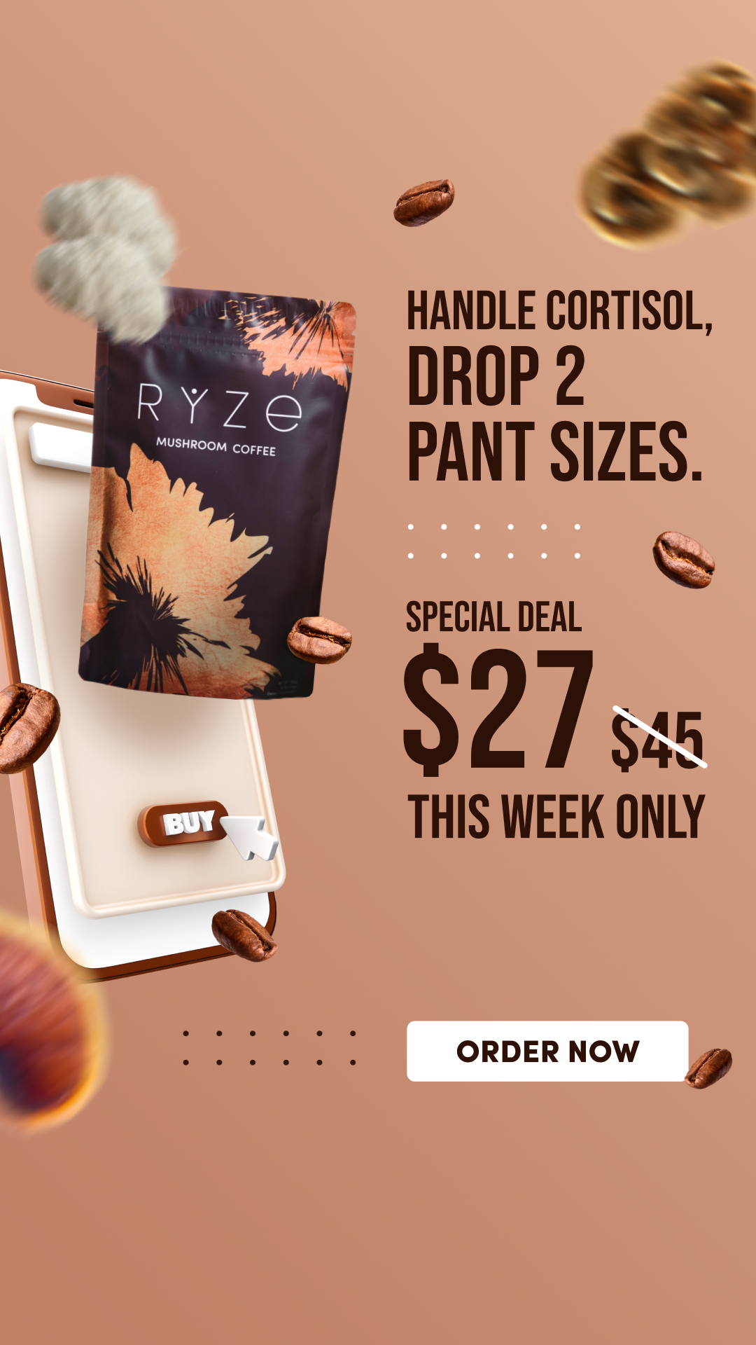 RYZE Superfoods — product hero