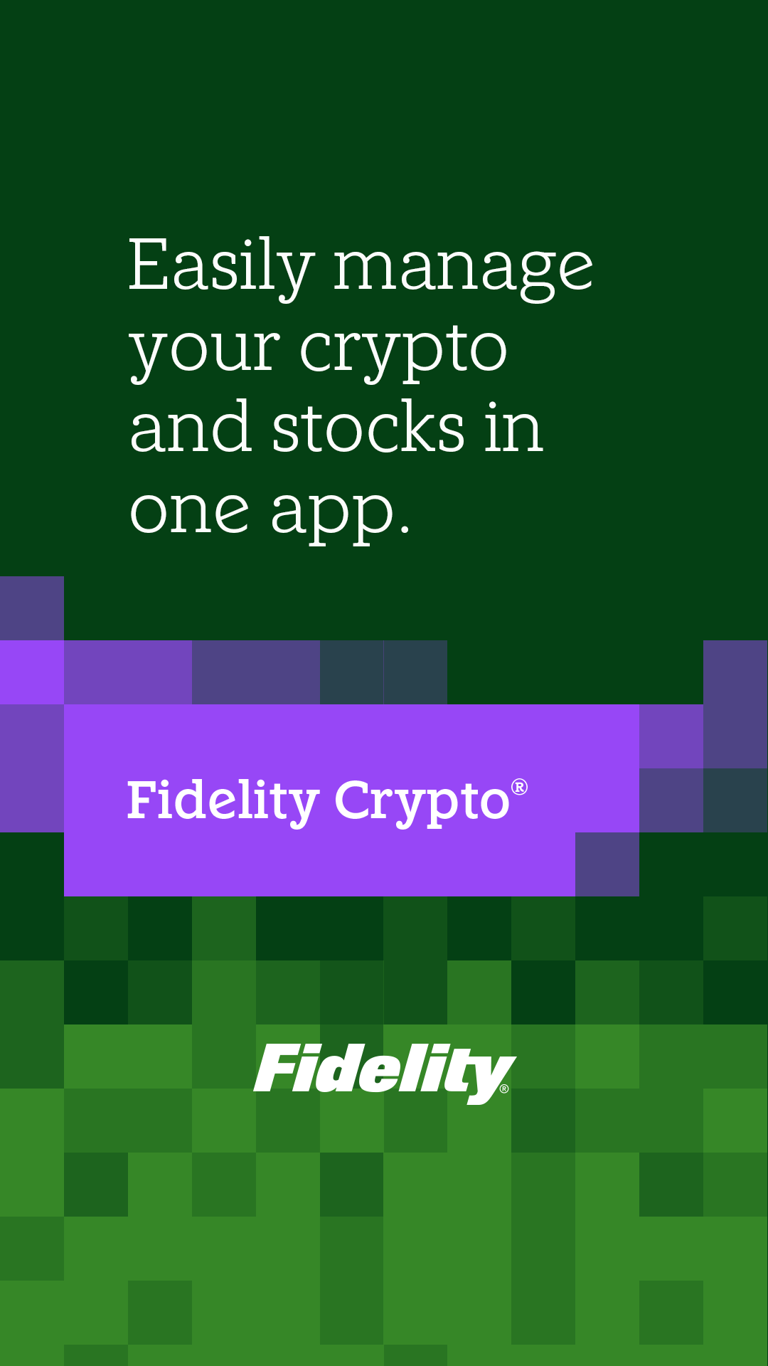Fidelity Investments — headline plus visual