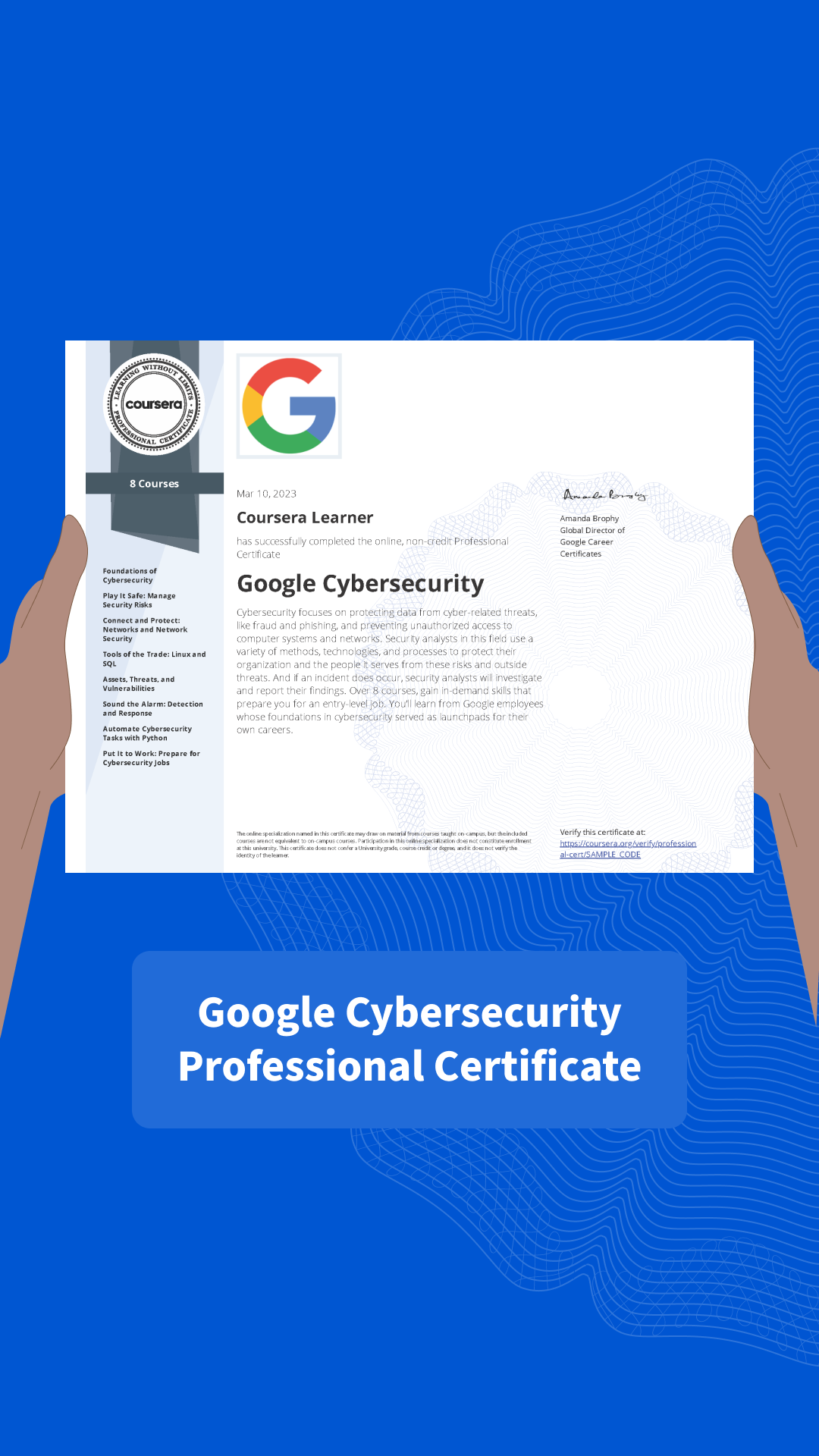 Coursera — centered hero