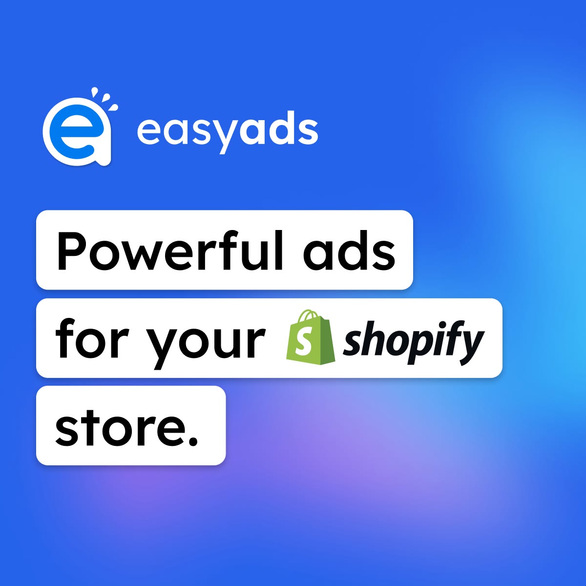 Easy Ads Apps — headline plus visual