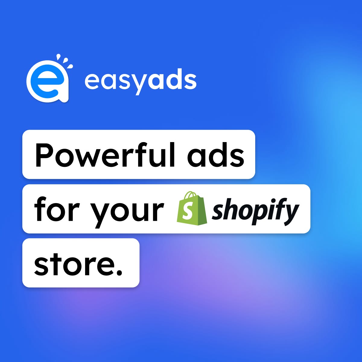 Easy Ads Apps — headline plus visual