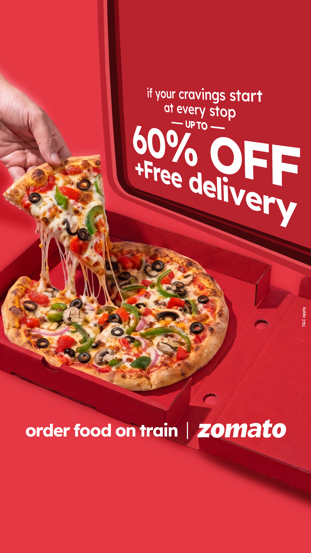 Zomato — headline plus visual