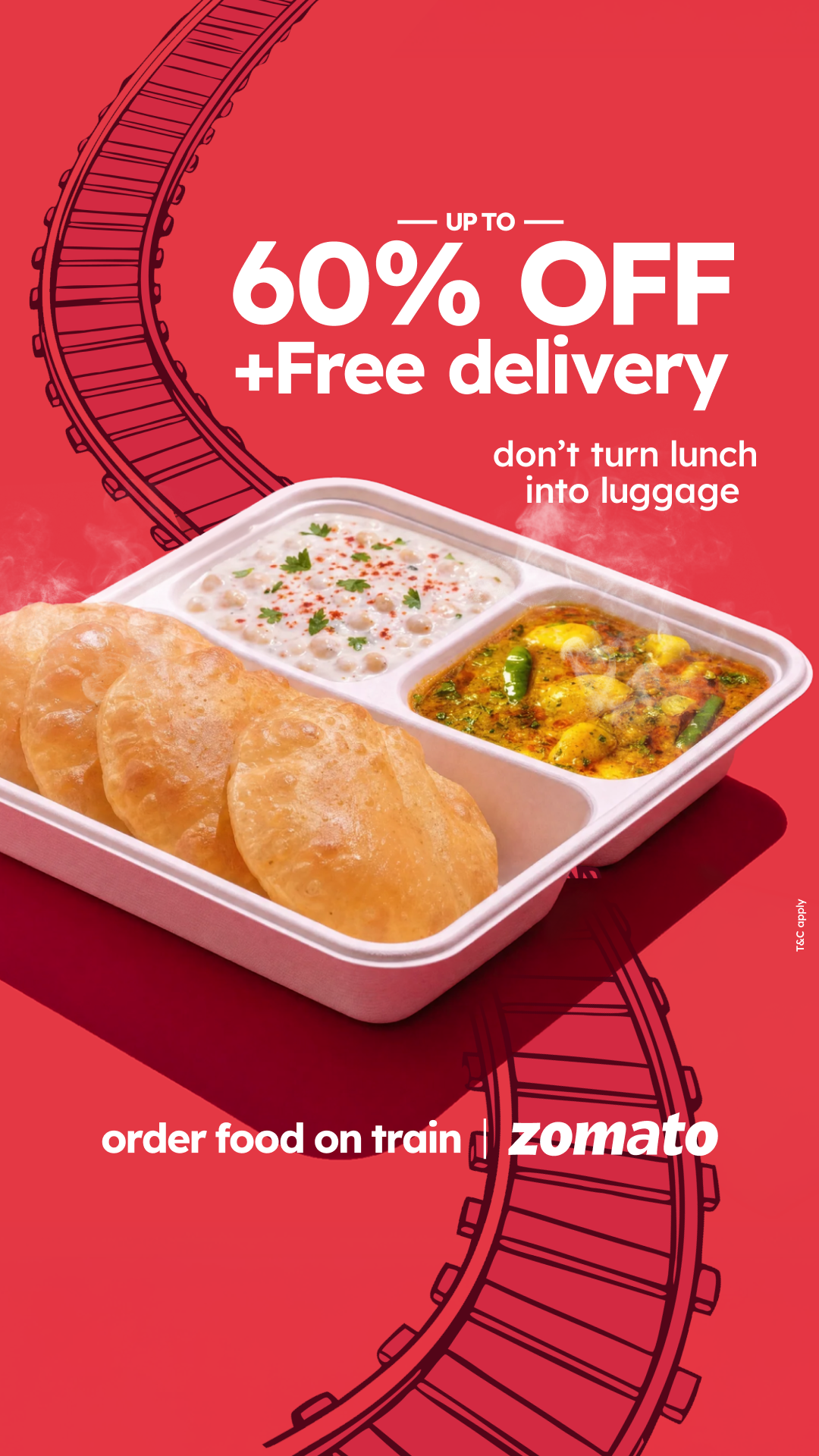 Zomato — headline plus visual