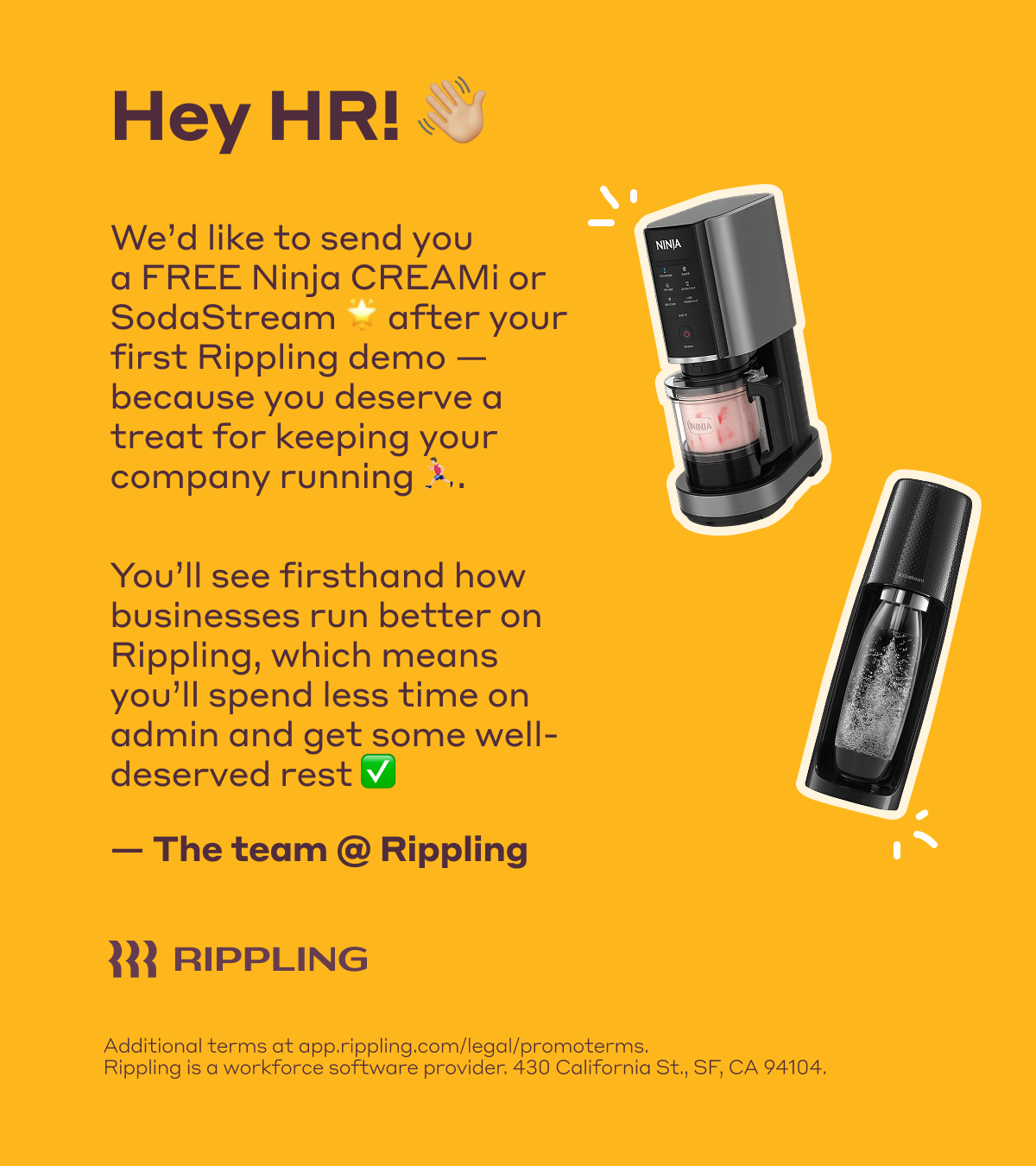 Rippling — headline plus visual