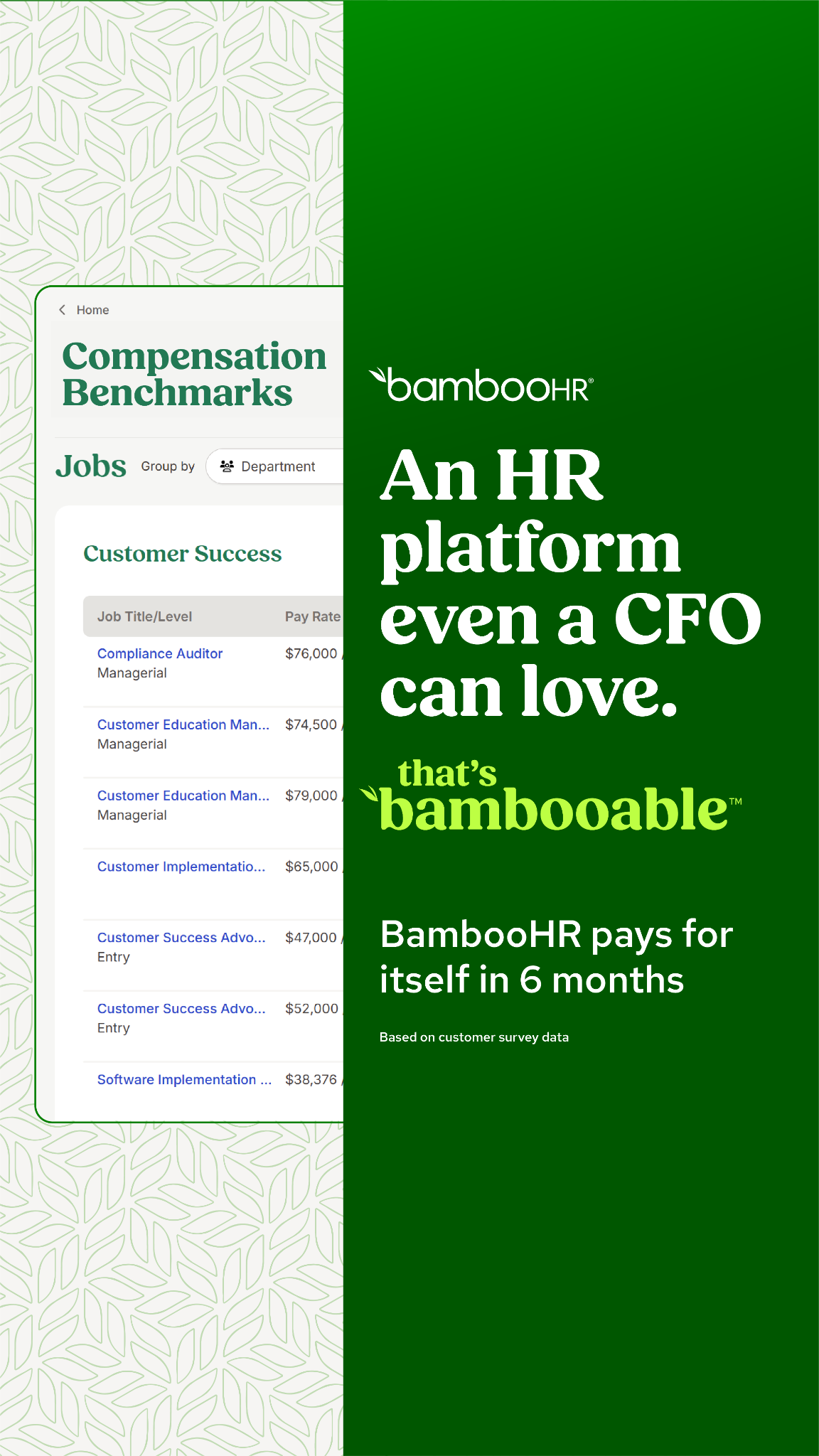 BambooHR — split panel