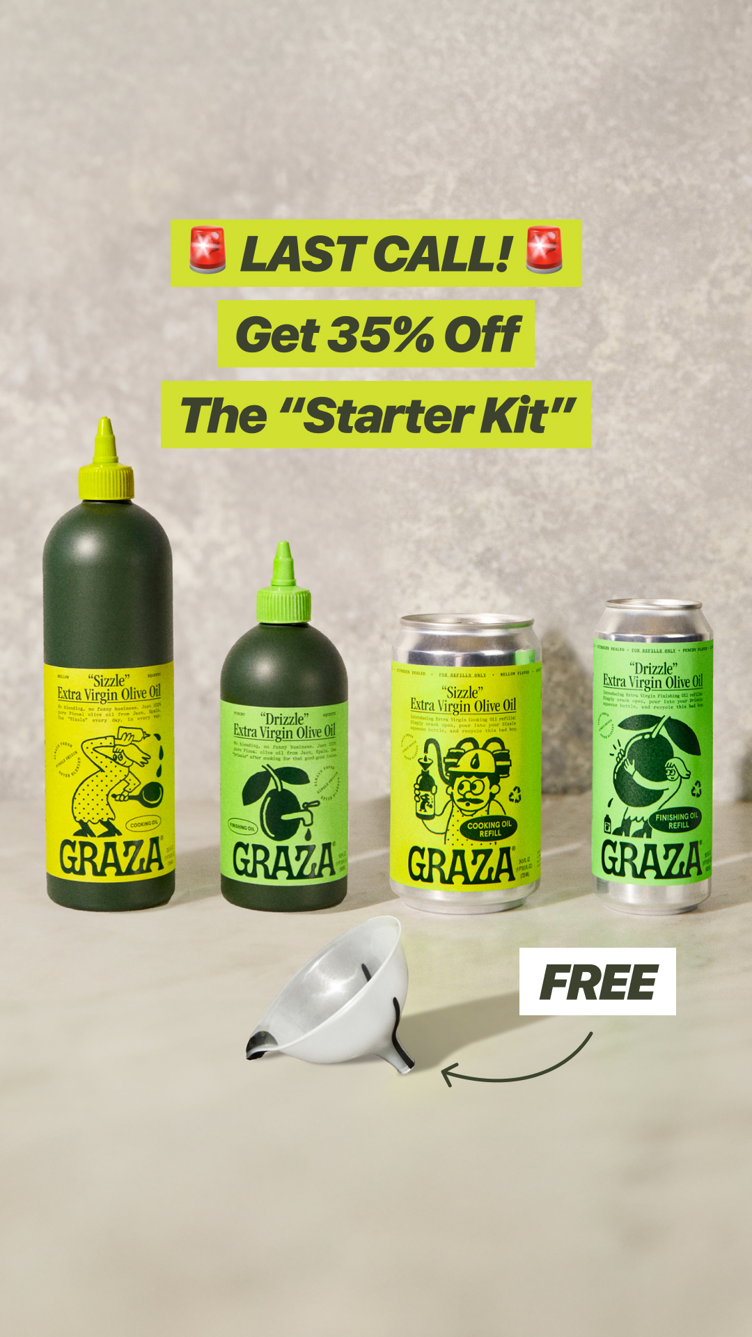 Graza — headline plus visual