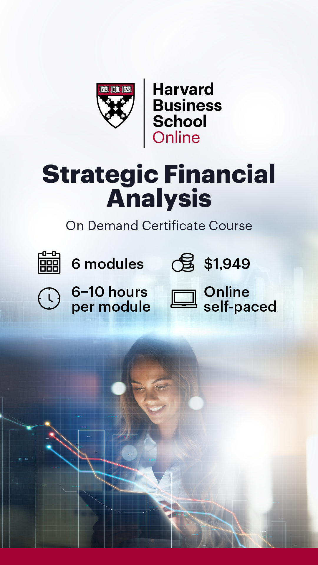 Harvard Business School Online — headline plus visual