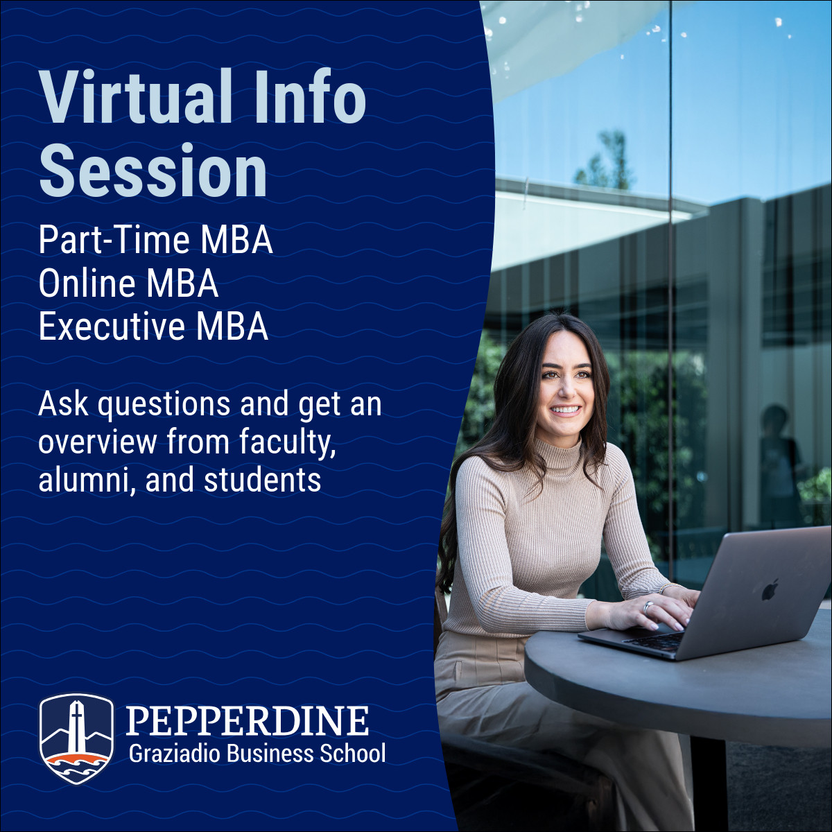 Pepperdine Graziadio Business School — split panel