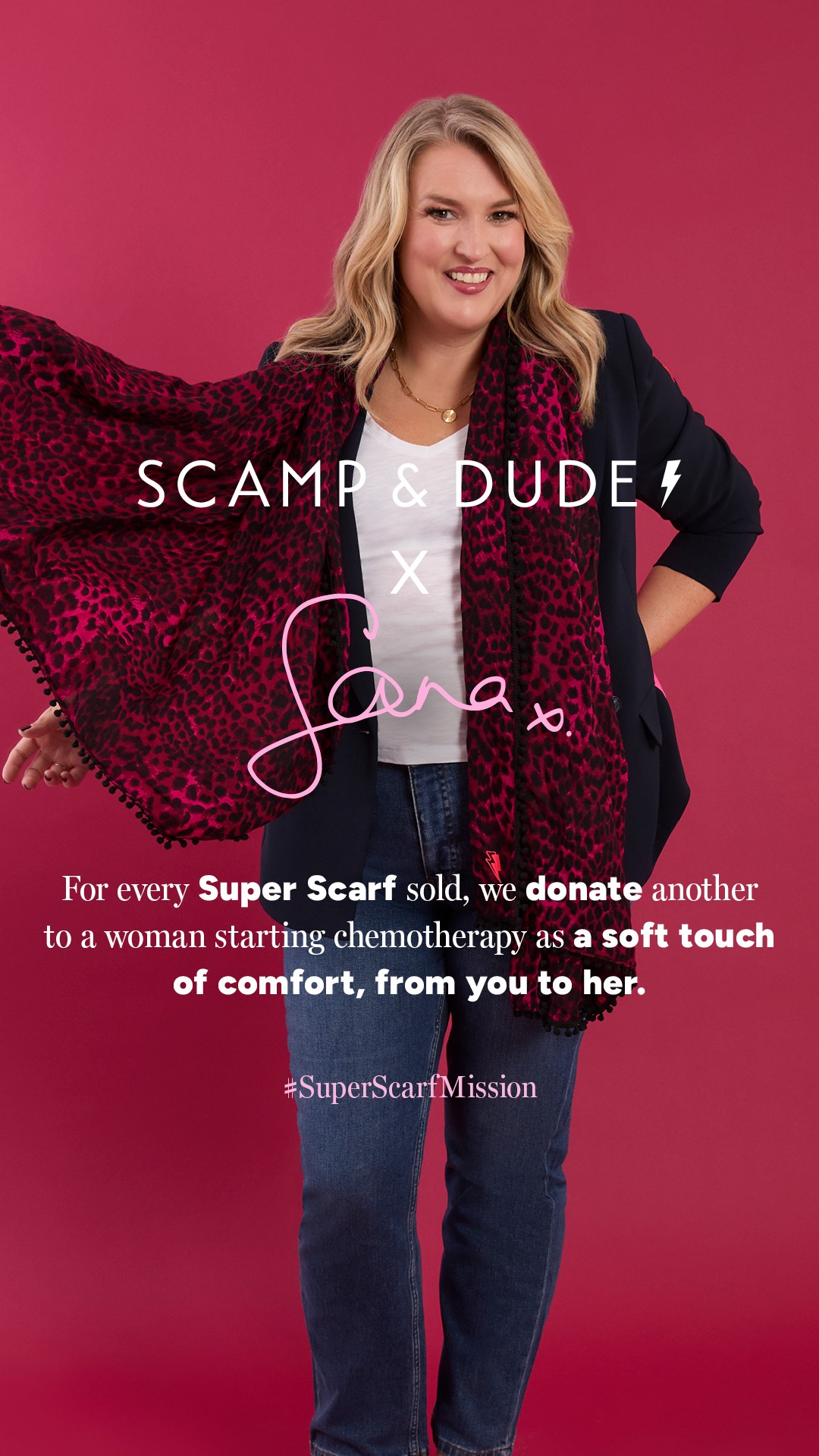 Scamp & Dude — centered hero