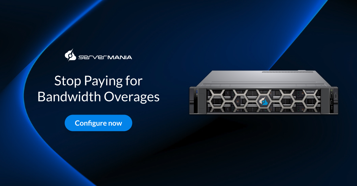 ServerMania — headline plus visual