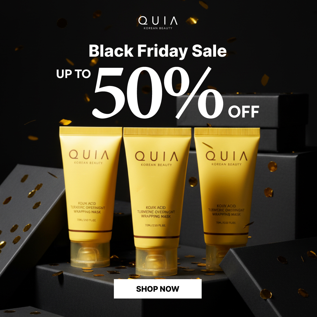 Quia Korean Skincare — centered hero